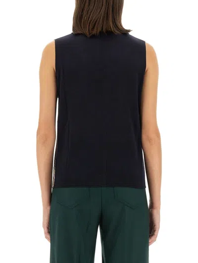 Paul Smith Roll-neck Sweater In Blue
