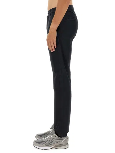 Aspesi Trousers With Functional Pockets And Belt Loops In Black