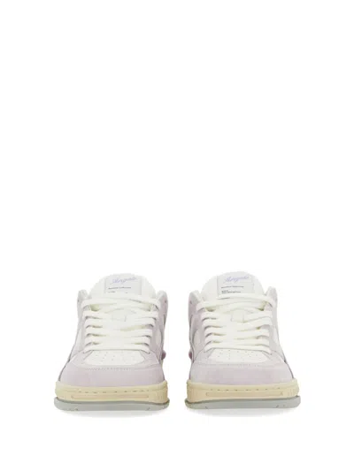 Axel Arigato Area Lo Sneaker Sneakers In Beige Leather In Purple