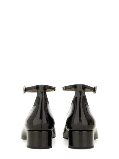 Roberto Festa Margot Mary Jane Flats In Black
