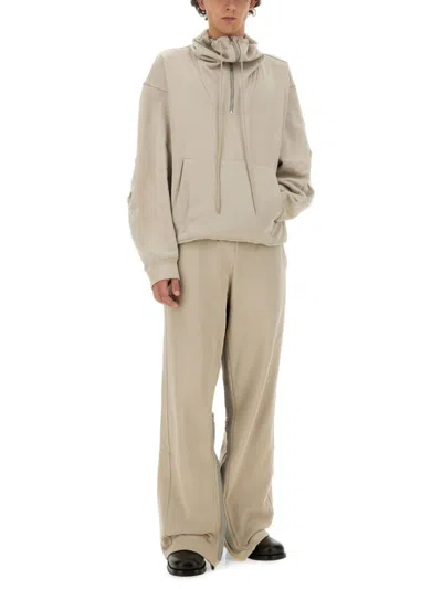 Helmut Lang Zip Sweatshirt. In Neutrals
