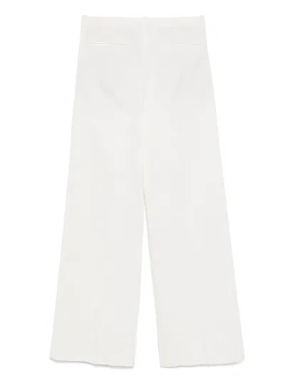 Barbara Bui Pressed-crease Trousers In White