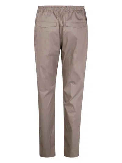 Pt Torino Drawstring-waist Trousers In Brown