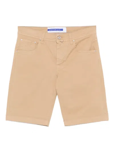 Jacob Cohen Nicolas Shorts In Neutrals