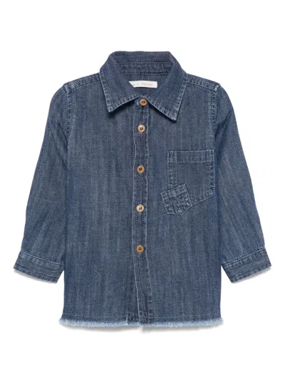 Zhoe & Tobiah Denim Shirt In Blue