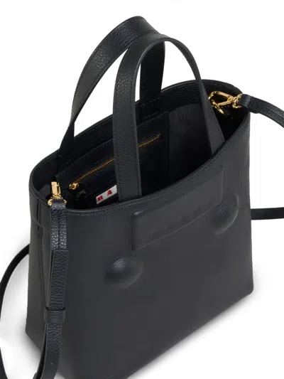 Marni Trunkaroo Tote Bag In Black