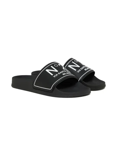 N°21 Logo Slides In Black