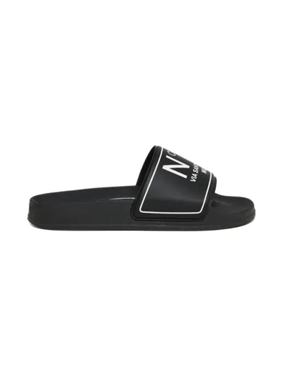 N°21 Logo Slides In Black