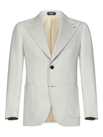Franzese Collection Franzese Napoli Stefano De Martino Model Blazer In Neutrals