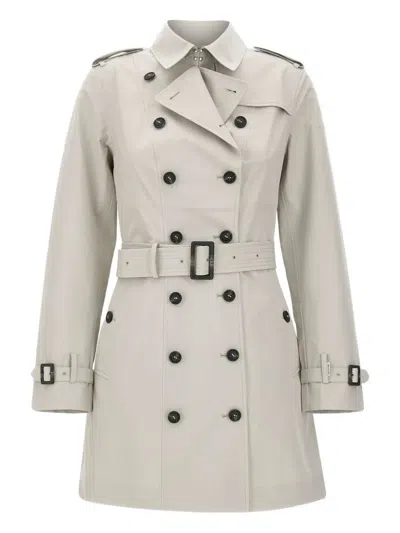 Save The Duck Audrey Trench Coat In Neutrals