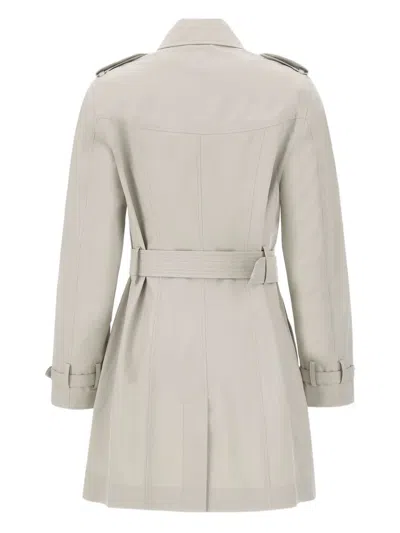 Save The Duck Audrey Trench Coat In Neutrals