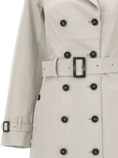 Save The Duck Audrey Trench Coat In Neutrals