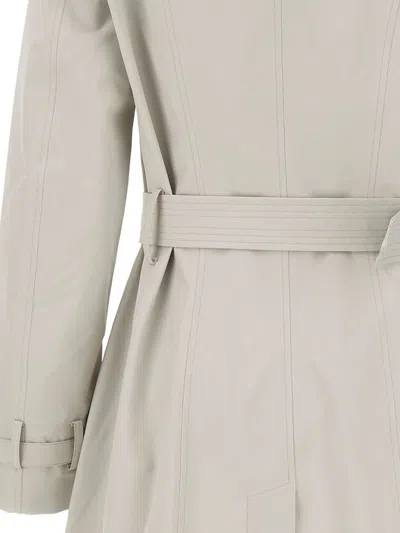 Save The Duck Audrey Trench Coat In Neutrals