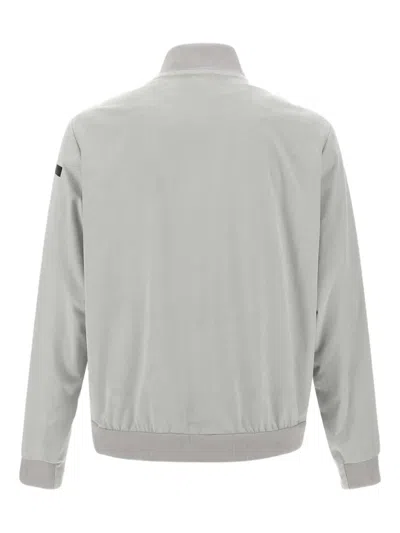 Rrd Nabucco Button-up Bomber Jacket In Grey