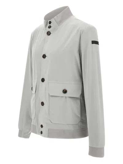Rrd Nabucco Button-up Bomber Jacket In Grey