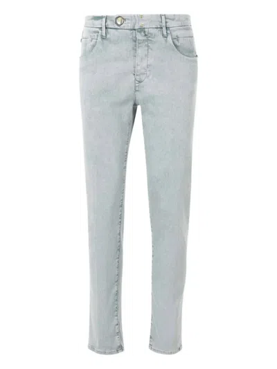 Incotex Jeans With Belt Loops In Blue