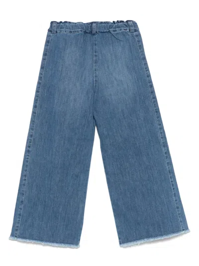 Zhoe & Tobiah Elasticated-waist Jeans In Blue