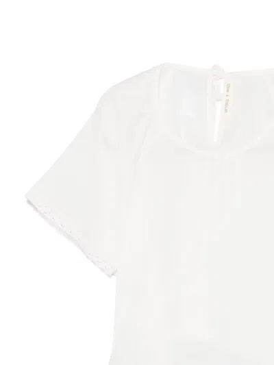 Zhoe & Tobiah Cotton Blouse In White