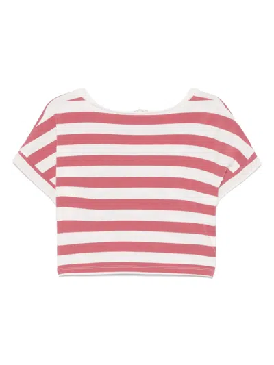 Zhoe & Tobiah Striped T-shirt In White