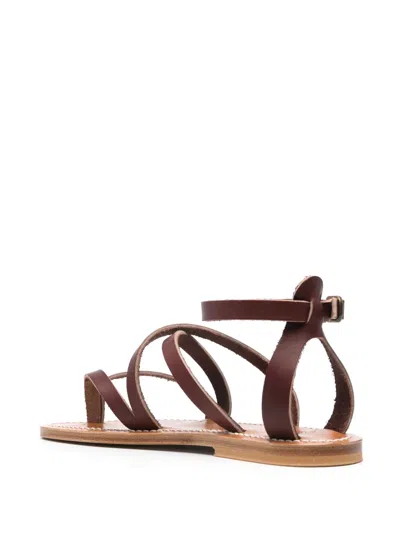 Kjacques K.jacques Epicure Sandals Shoes In Brown