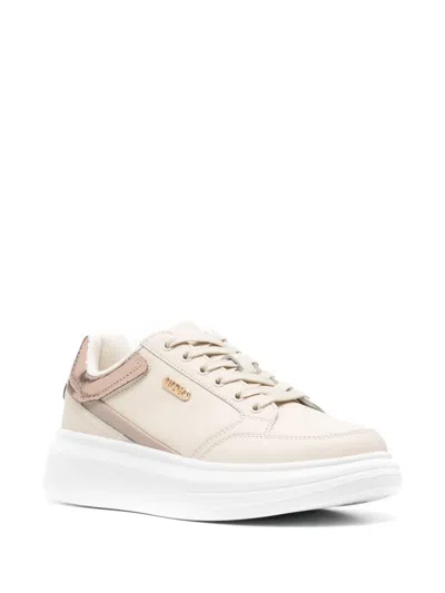 Liu •jo Logo-plaque Sneakers In Neutral