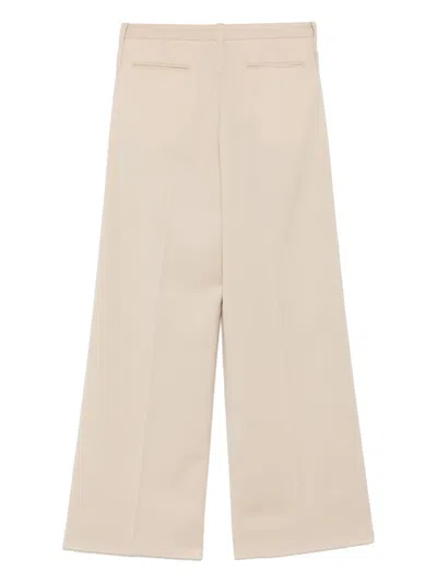 Barbara Bui Pressed-crease Trousers In Neutrals