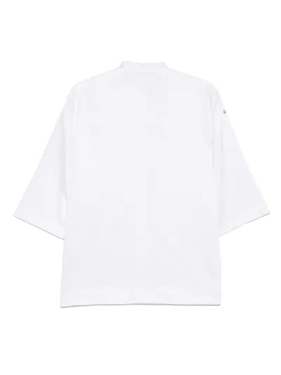 Barbara Bui Band-collar Shirt In White