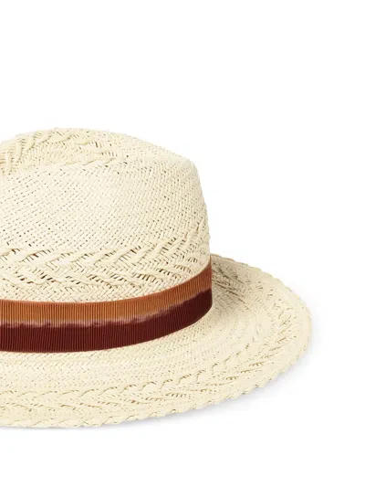 Eres Lino Hat In White