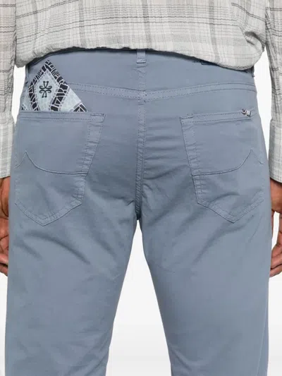 Jacob Cohen Men Slim Fit "bard" 5-pocket Trousers In Blue