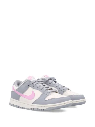 Nike Dunk Low Sneakers In Grey Leather In Grey