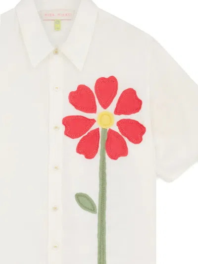 Mira Mikati Embroidered Shirt In White
