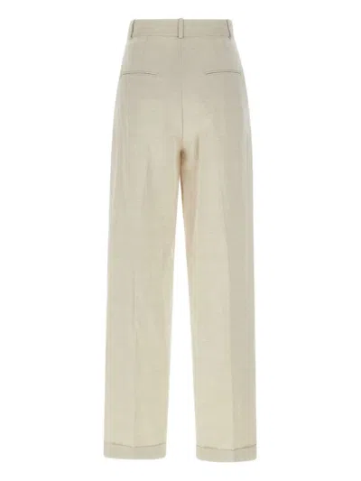 Peuterey Straight-leg Trousers In Neutrals