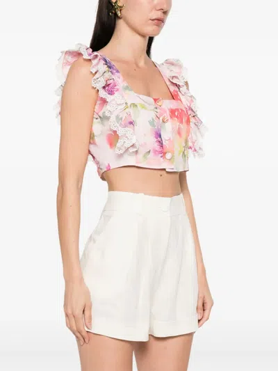 花卉印花坦克背心