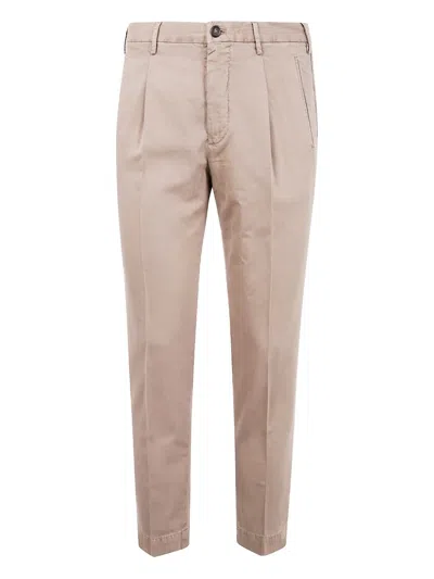 Incotex Classic Trousers Clothing In Neutrals