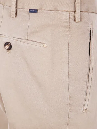 Incotex Classic Trousers Clothing In Neutrals