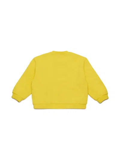 Myar Felpa In Cotone Deadstock Con Logo  In Yellow