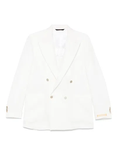 Briglia 1949 Double-breasted Blazer In White