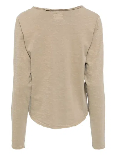 Izzue Long-sleeved T-shirt In Neutrals