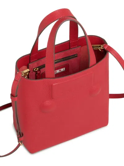 Marni Small Trunkaroo Tote Bag In 00r69 Red