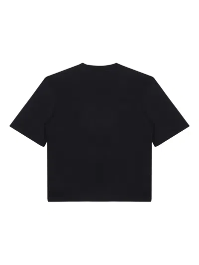 Msgm Cotton T-shirt In Black