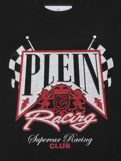 Philipp Plein Racing Club T-shirt In Black