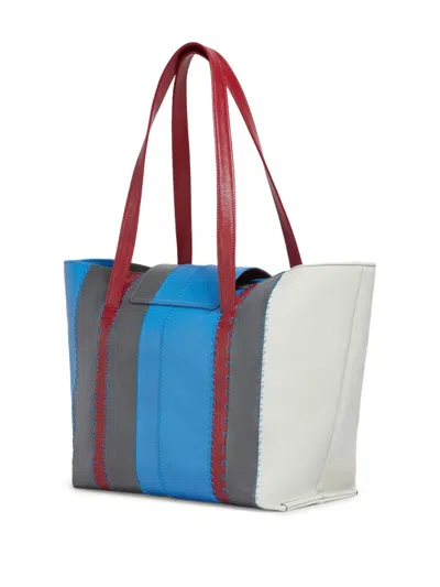 Marni Large Trunkaroo Tote Bag In Blue