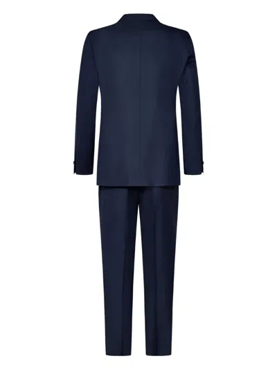 Franzese Collection Franzese Napoli Stefano De Martino Model Suit In Blue