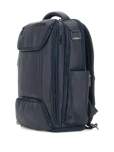 Piquadro 15.6” Laptop Holder Backpack In Blue