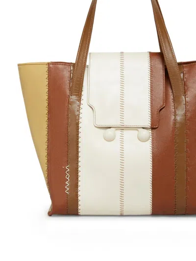 Marni Medium Trunkaroo Tote Bag In Brown