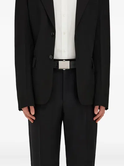Ferragamo Reversible Belt In Black