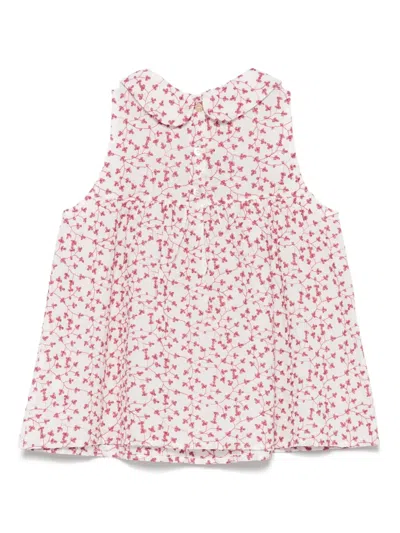Zhoe & Tobiah Embroidered Top In White