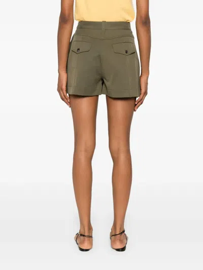 Barbara Bui Multiple-pocket Shorts In Green