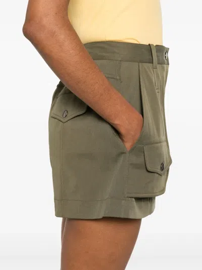 Barbara Bui Multiple-pocket Shorts In Green
