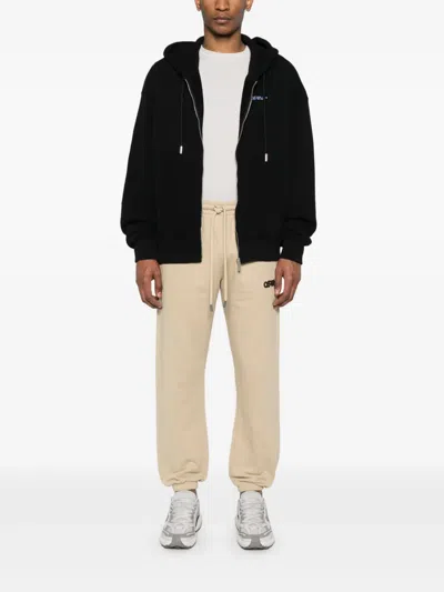 Off-white Spray Arrow Track Pants In Neutrals